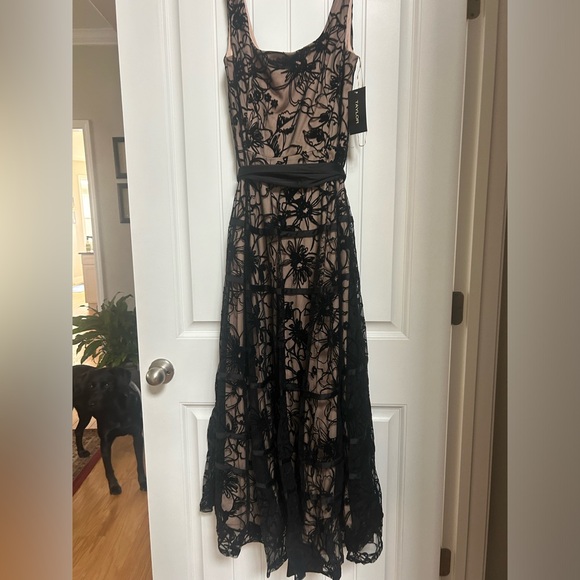 Taylor dress, size 10, black and tan - Picture 5 of 6